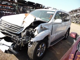 2004 LEXUS GX470 WHITE 4.7L AT 4WD Z18199